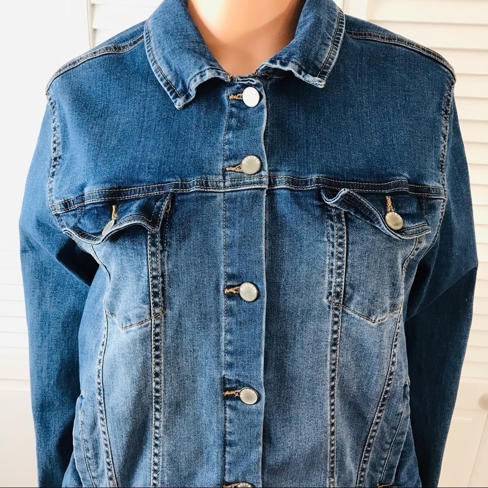 2/$50 ROUTE 66 Denim Jacket Size Extra Large - Picture 2 of 9